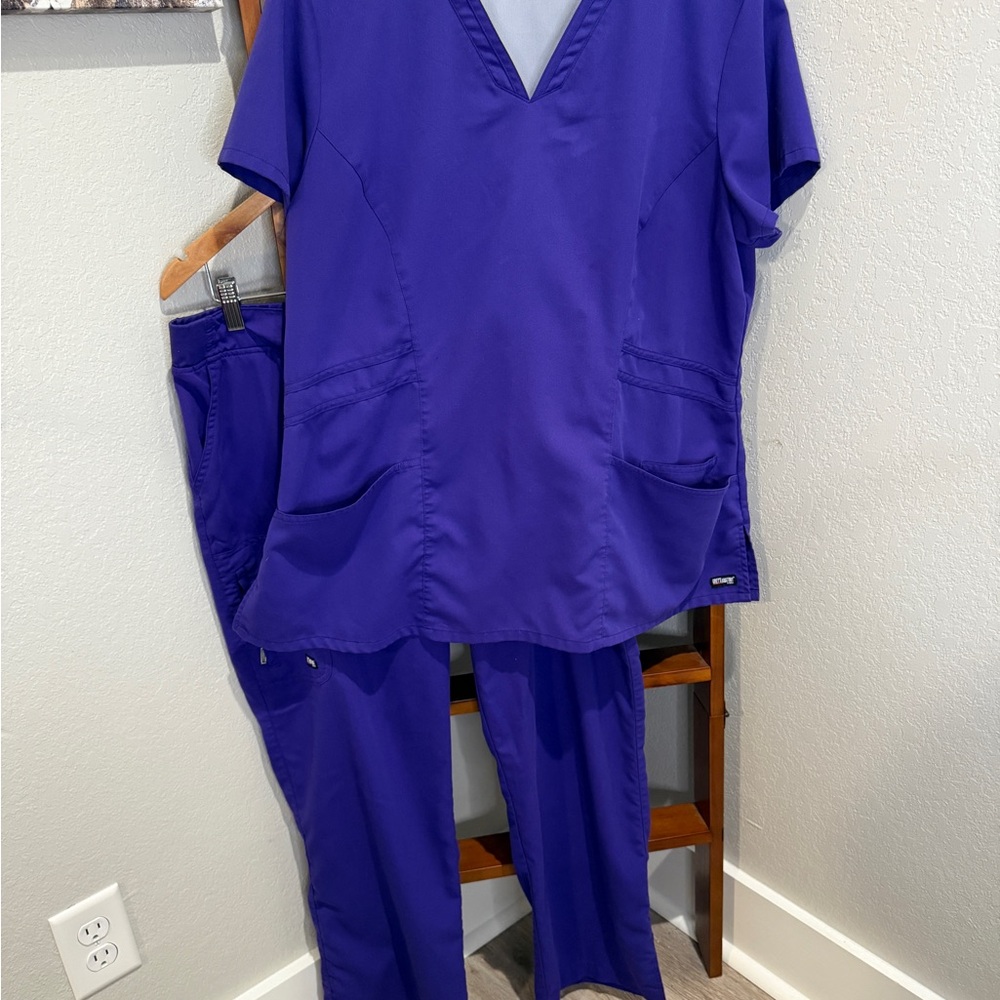Grey's Anatomy Purple Scrub Set